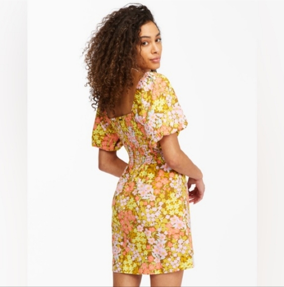 Billabong Paradise Mini Dress Size M - Picture 3 of 7